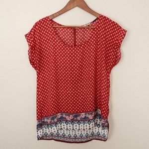 Red Blouse from Pink Rose